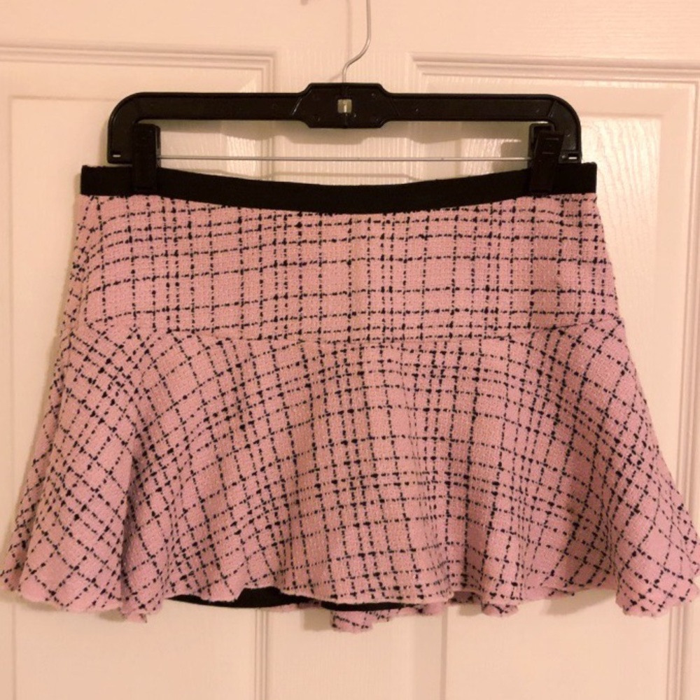 Guess Tweed Fit and Flare Mini Skirt